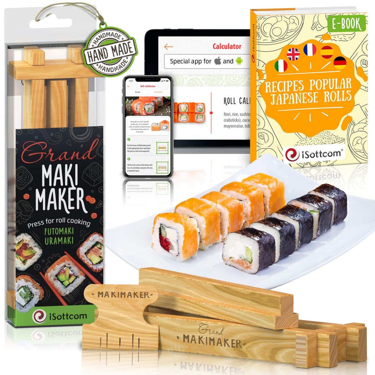 Premium Sushi Roll Kit for 8 MakiMaki86% love this shop86% of customers  love this!The Customer Love Score represents the percentage of customers  that