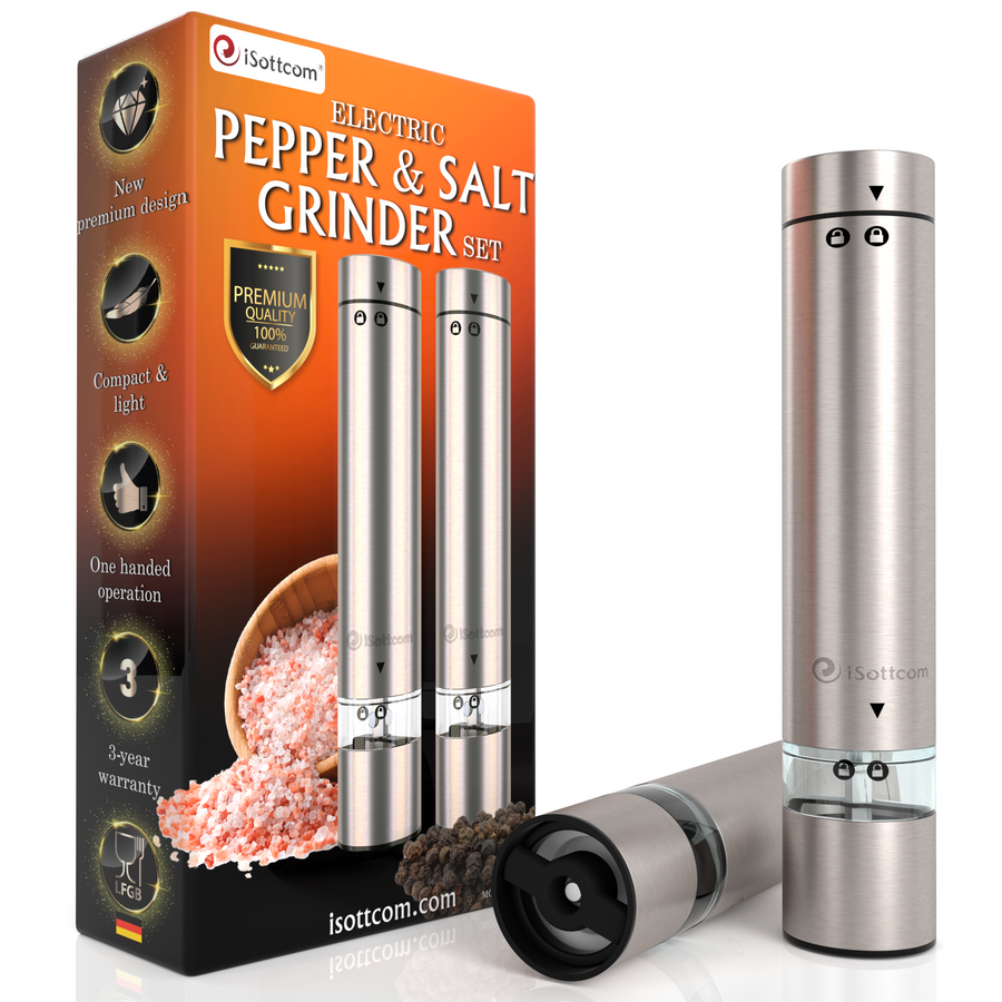 Salt And Pepper Electric Grinder Set